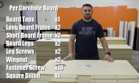 Buy DIY Cornhole Boards: Prefabricated Boards You Put Together Yourself