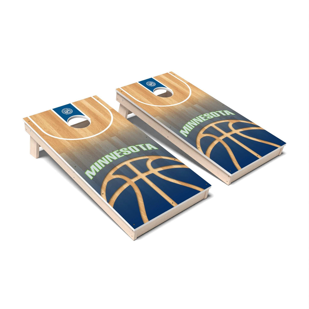 Slick Woody's Cornhole Co. Cornhole Board Basketball Minnesota Cornhole Boards - All Weather