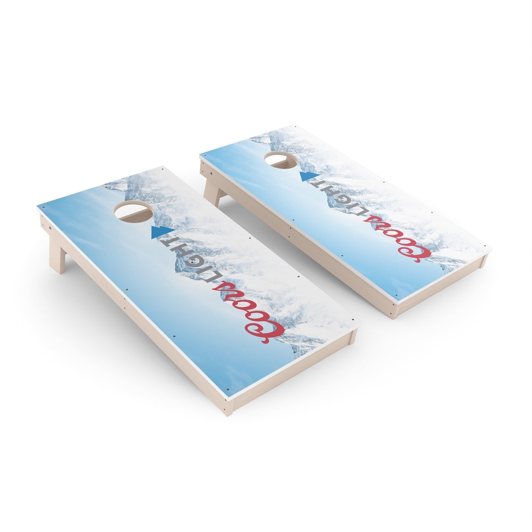 Slick Woody's Cornhole Co. Cornhole Board Coors Light Sideways Beer Brands Cornhole Boards - All Weather