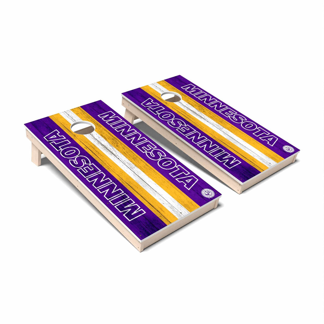 Slick Woody's Cornhole Co. Cornhole Board Football Minnesota Cornhole Boards - All Weather