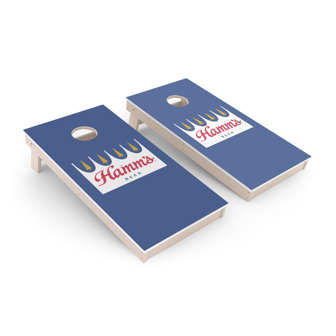 Slick Woody's Cornhole Co. Cornhole Board Hamms Beer Brands Cornhole Boards - All Weather