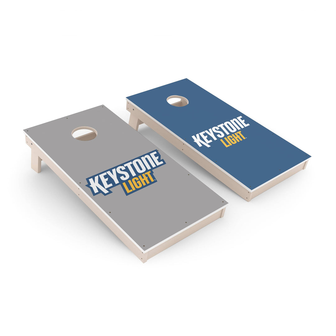 Slick Woody's Cornhole Co. Cornhole Board Keystone Light Split Beer Brands Cornhole Boards - All Weather