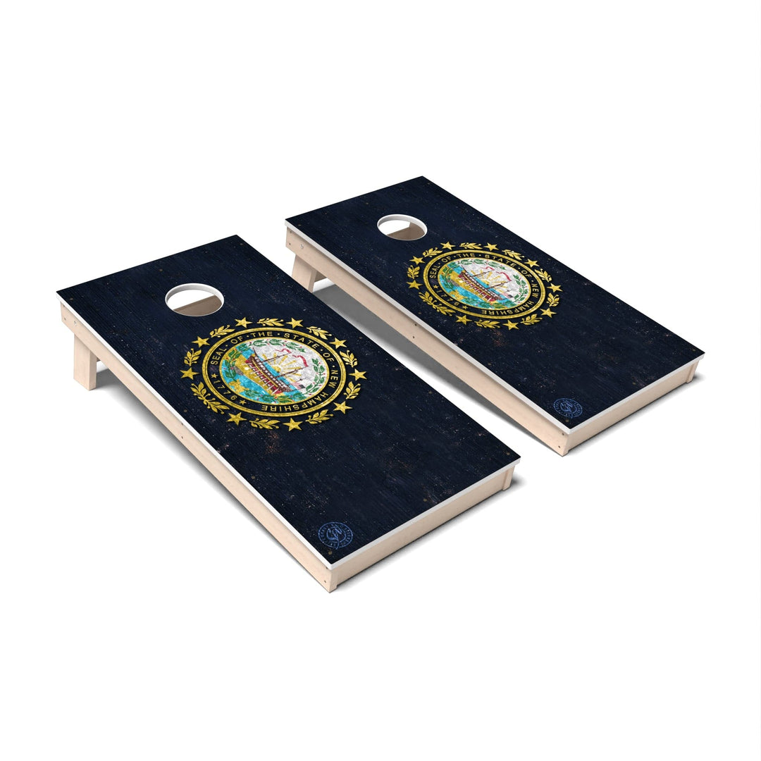 Slick Woody's Cornhole Co. Cornhole Board State Flag Full Color New Hampshire Cornhole Boards - All Weather