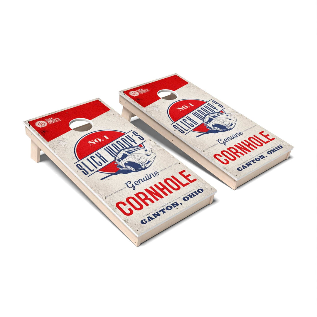 Slick Woody's Cornhole Co. Cornhole Board SW Americana No. 1 Americana Cornhole Boards - All Weather