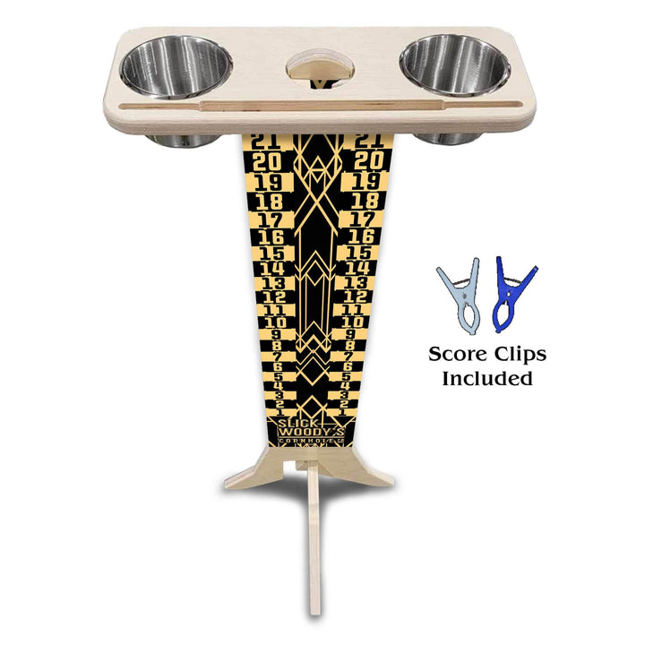 Slick Woody's Cornhole Co. Cornhole Scoreboard Slick Woody's Art Deco Cornhole Score Tower