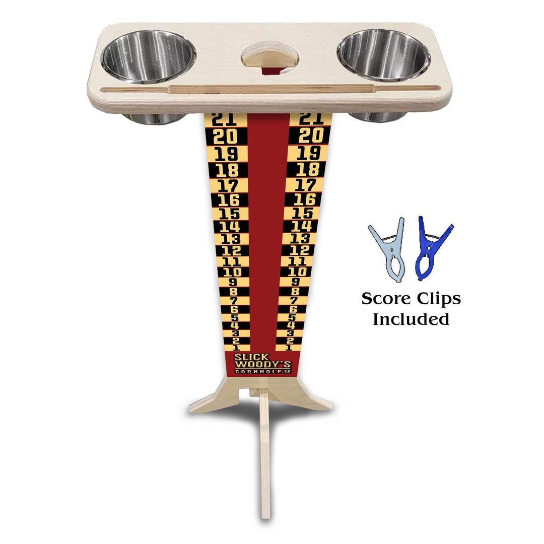 Slick Woody's Cornhole Co. Cornhole Scoreboard Slick Woody's Scarlet and Gold Cornhole Score Tower