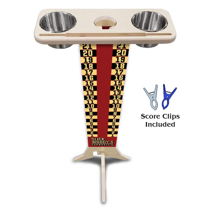 Slick Woody's Cornhole Co. Cornhole Scoreboard Slick Woody's Scarlet and Gold Cornhole Score Tower