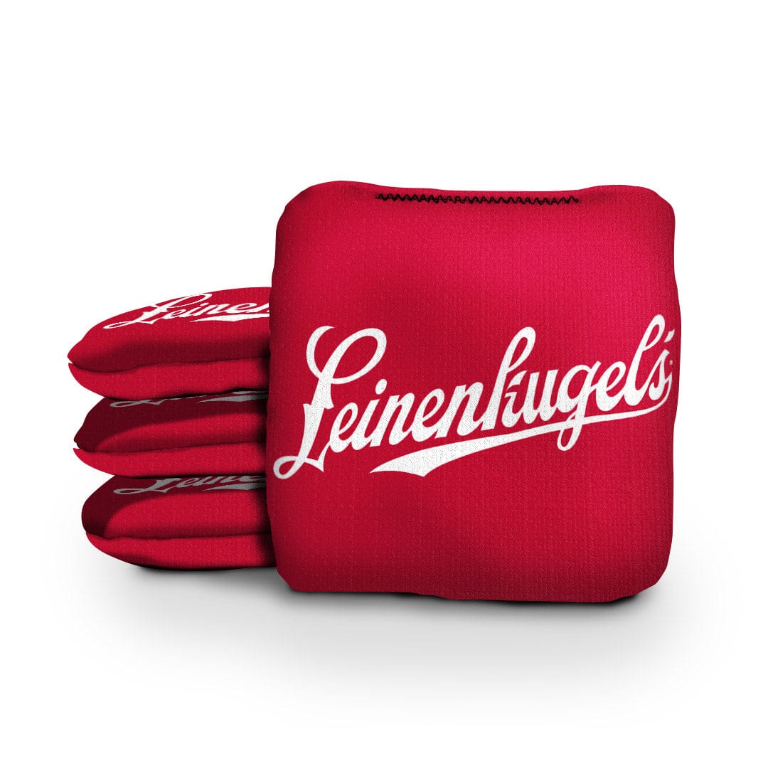 Slick Woody's Cornhole Co. Pro Style Cornhole Bags Leinenkugel's Red Beer Brand Cornhole Bags