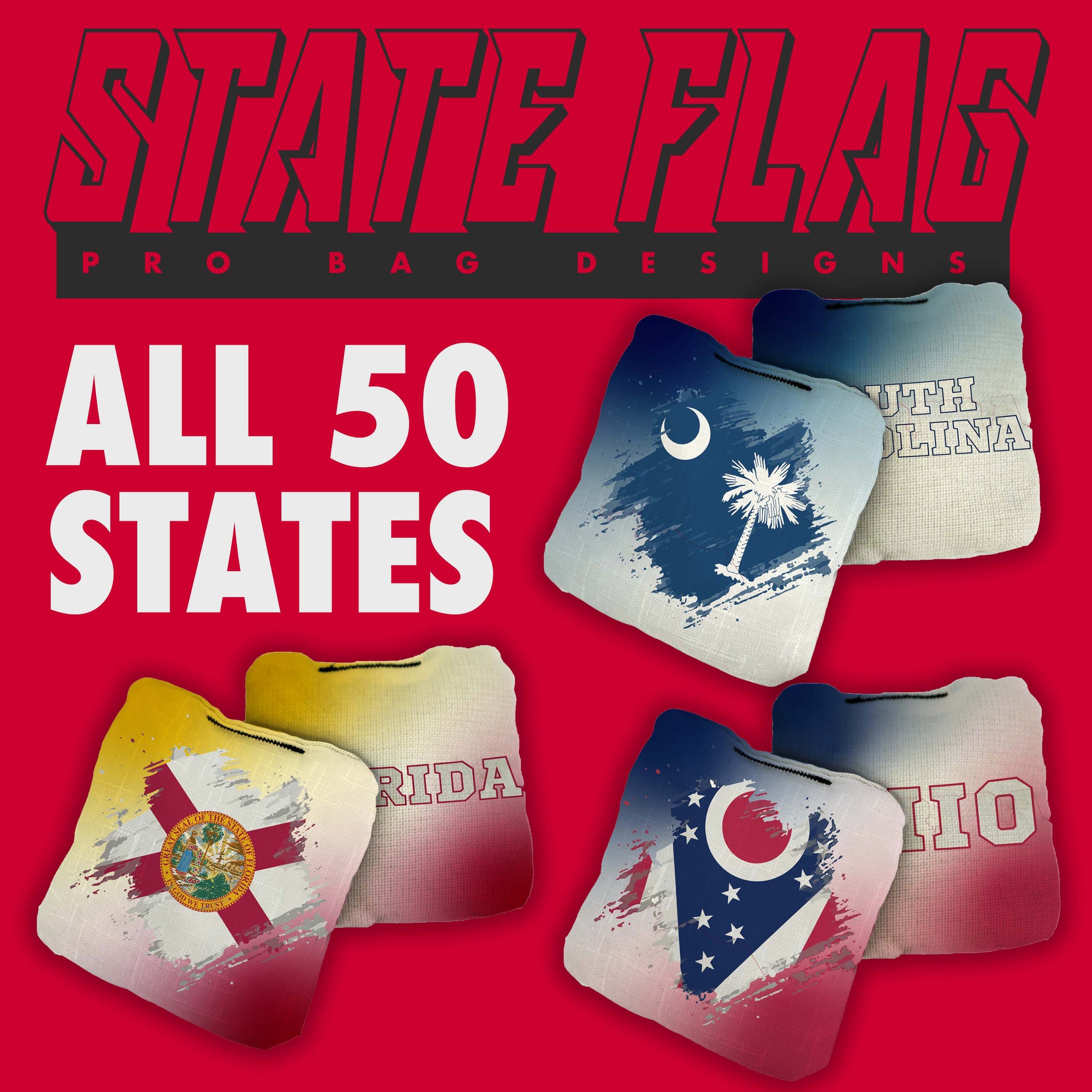 State Flag Pro Cornhole Bags