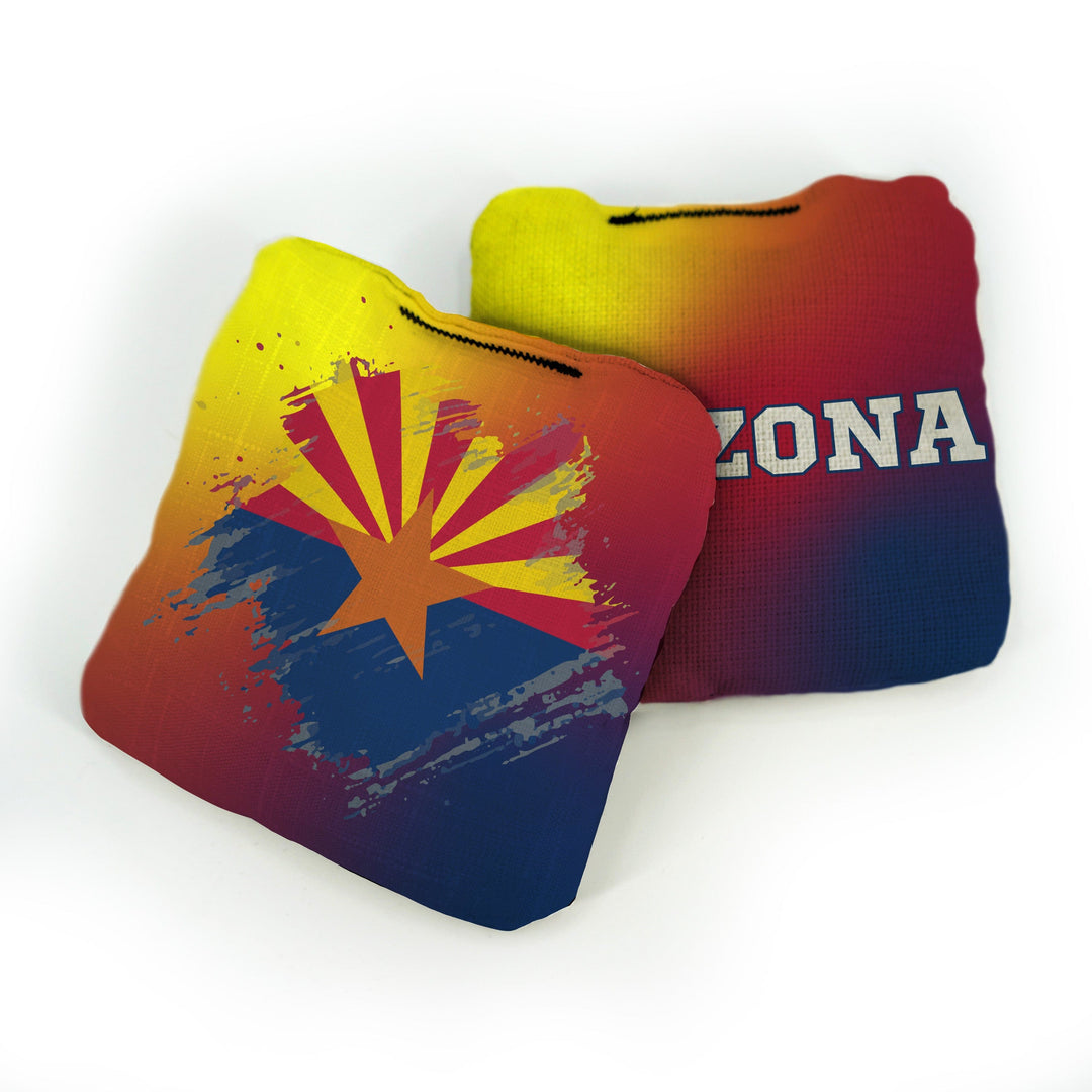 Slick Woody’s Cornhole Bags Arizona State Flag Pro Cornhole Bags