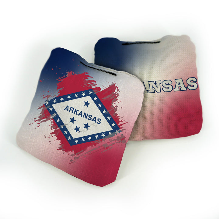 Slick Woody’s Cornhole Bags Arkansas State Flag Pro Cornhole Bags