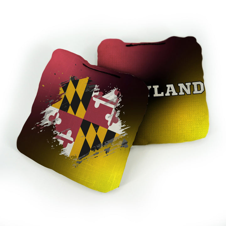 Slick Woody’s Cornhole Bags Maryland State Flag Pro Cornhole Bags