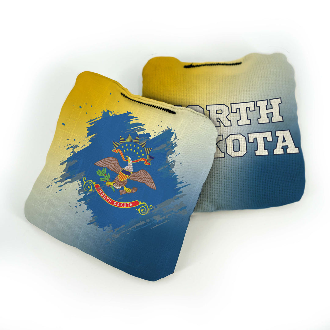 Slick Woody’s Cornhole Bags North Dakota State Flag Pro Cornhole Bags