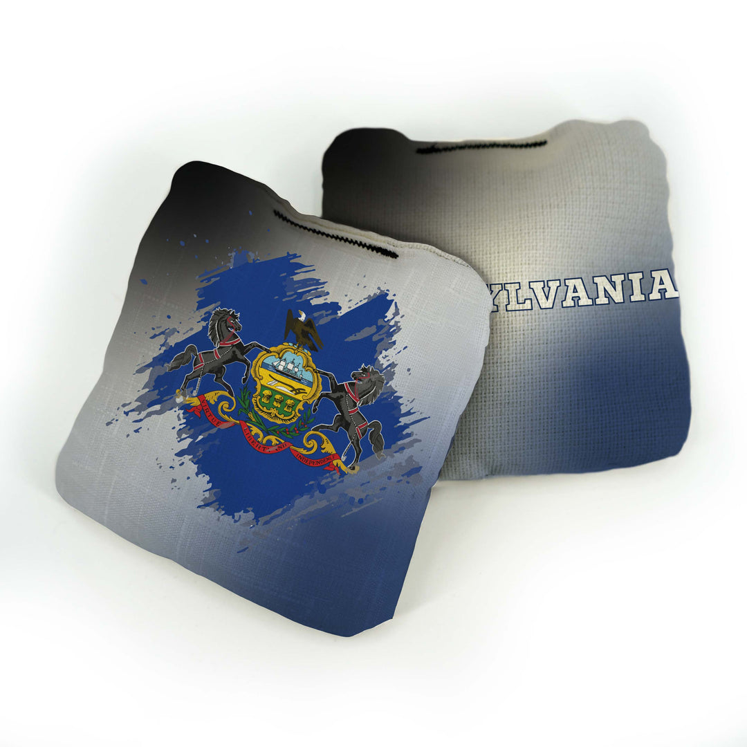 Slick Woody’s Cornhole Bags Pennsylvania State Flag Pro Cornhole Bags