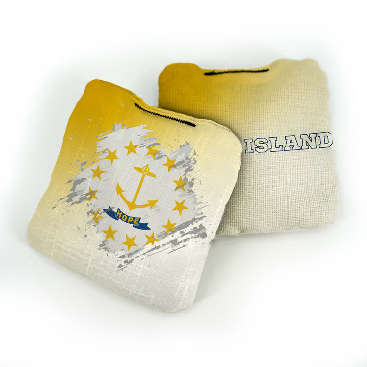 Slick Woody’s Cornhole Bags Rhode Island State Flag Pro Cornhole Bags