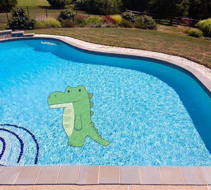 Slick Woody's Cornhole Co. Animated Animals Alligator Underwater Pool Mat Tattoo