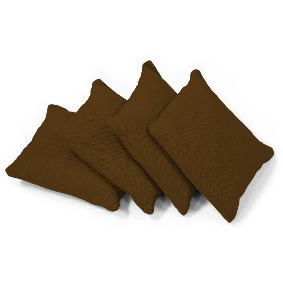 Slick Woody's Cornhole Co. Cornhole Bags Brown Resin-Filled Cornhole Bags