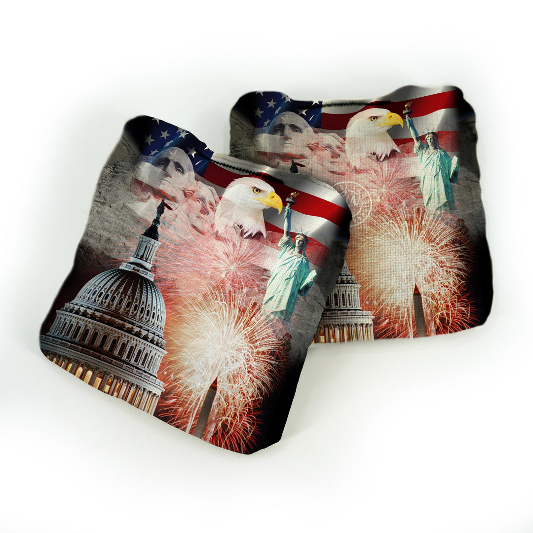 Slick Woody's Cornhole Co. Cornhole Bags Patriotic Pro Bags