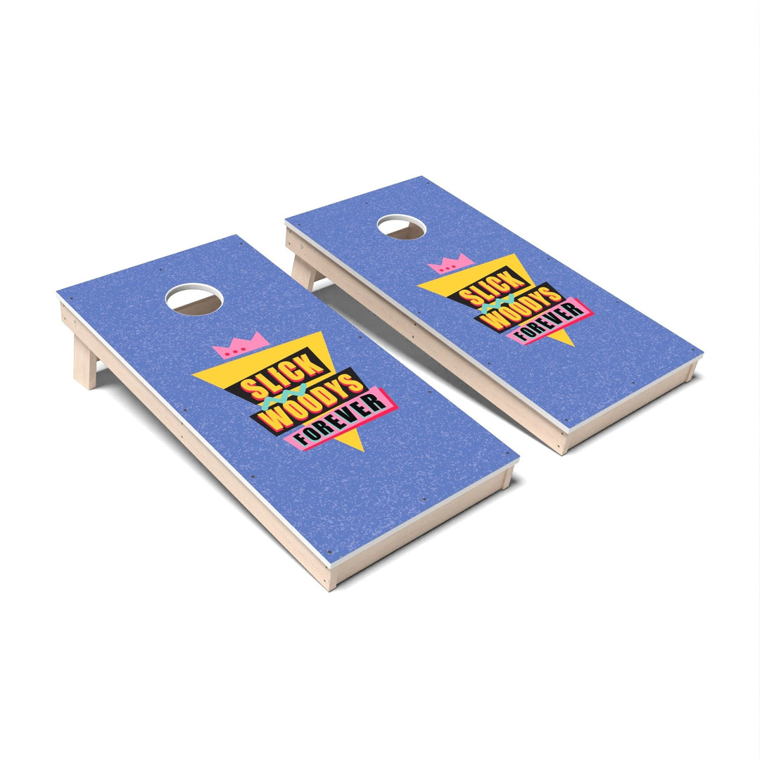 Slick Woody's Cornhole Co. Cornhole Board 90s SW Forever Retro Cornhole Boards - All Weather