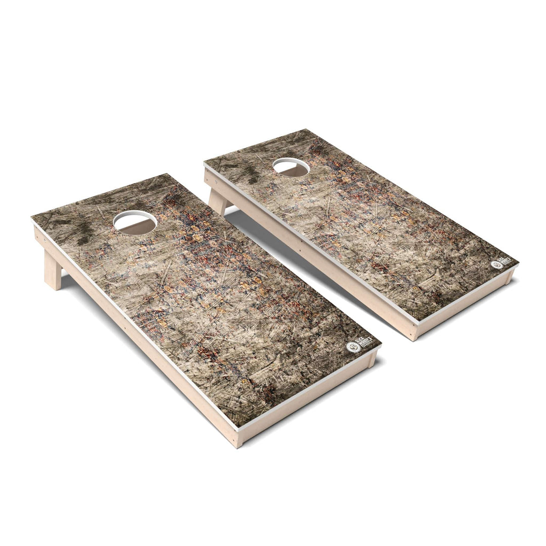 Slick Woody's Cornhole Co. Cornhole Board Aerial Bohemian Cornhole Boards - All Weather