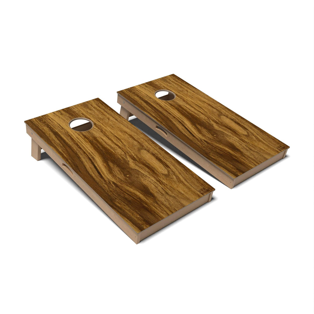 Slick Woody's Cornhole Co. Cornhole Board Almond Natural Wood Cornhole Boards - Professional Signature