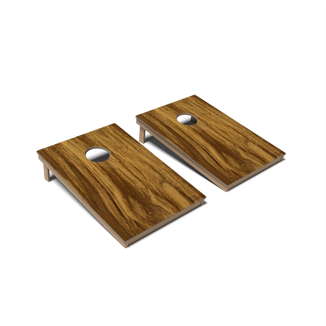 Slick Woody's Cornhole Co. Cornhole Board Almond Natural Wood Cornhole Boards - Tailgate