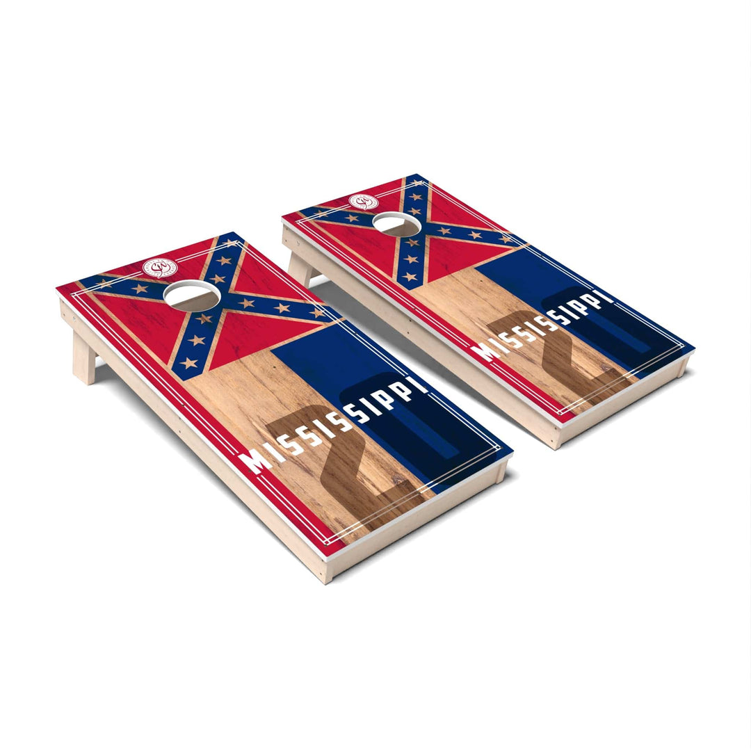 Slick Woody's Cornhole Co. Cornhole Board Alternate 2.0 Mississippi Cornhole Boards - All Weather