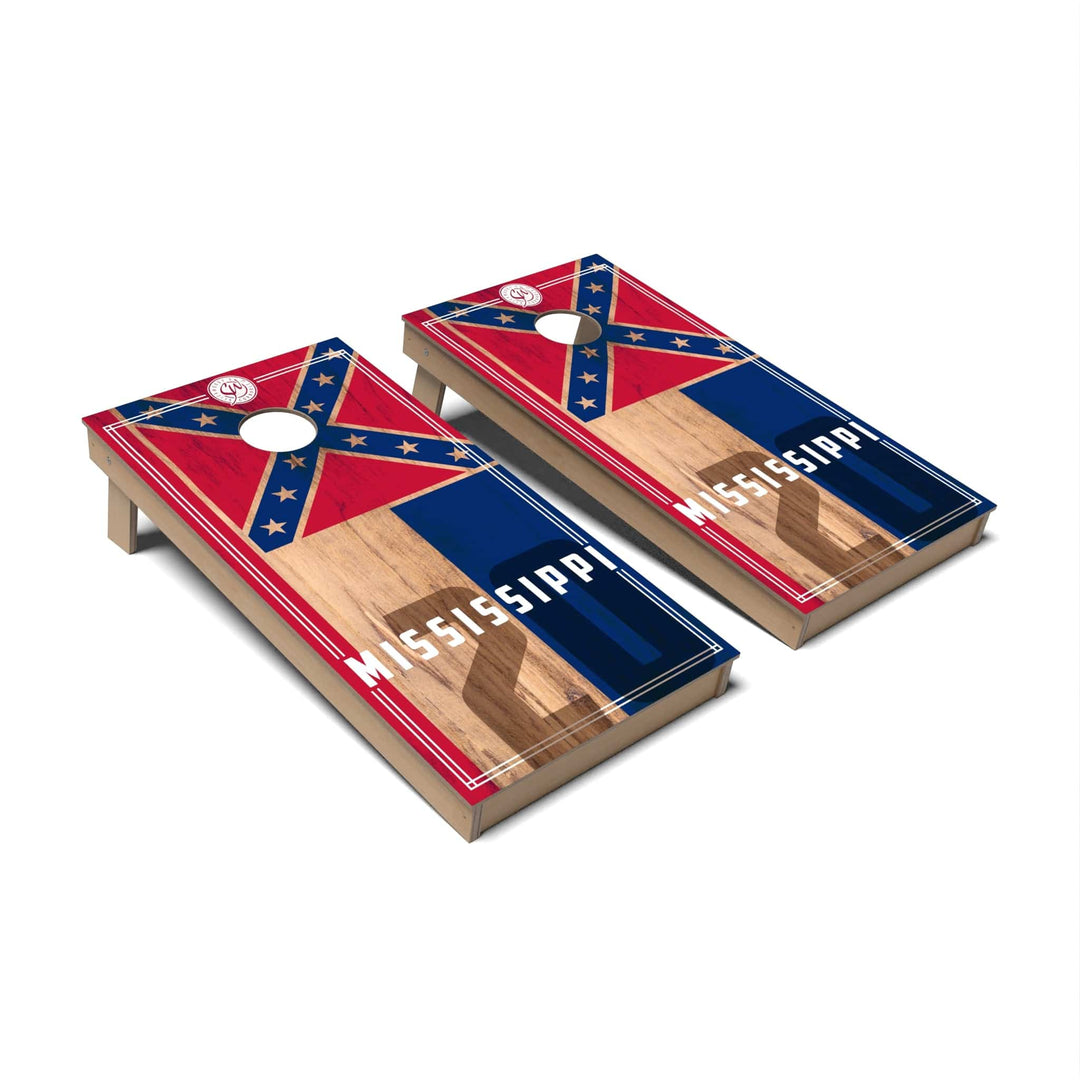 Slick Woody's Cornhole Co. Cornhole Board Alternate 2.0 Mississippi Cornhole Boards - Backyard