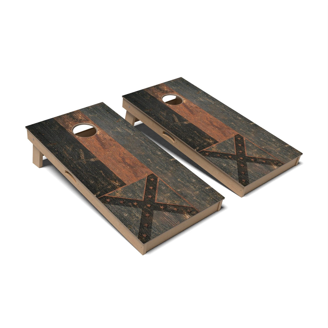 Slick Woody's Cornhole Co. Cornhole Board Alternate Flag Mississippi Cornhole Boards - Professional Signature