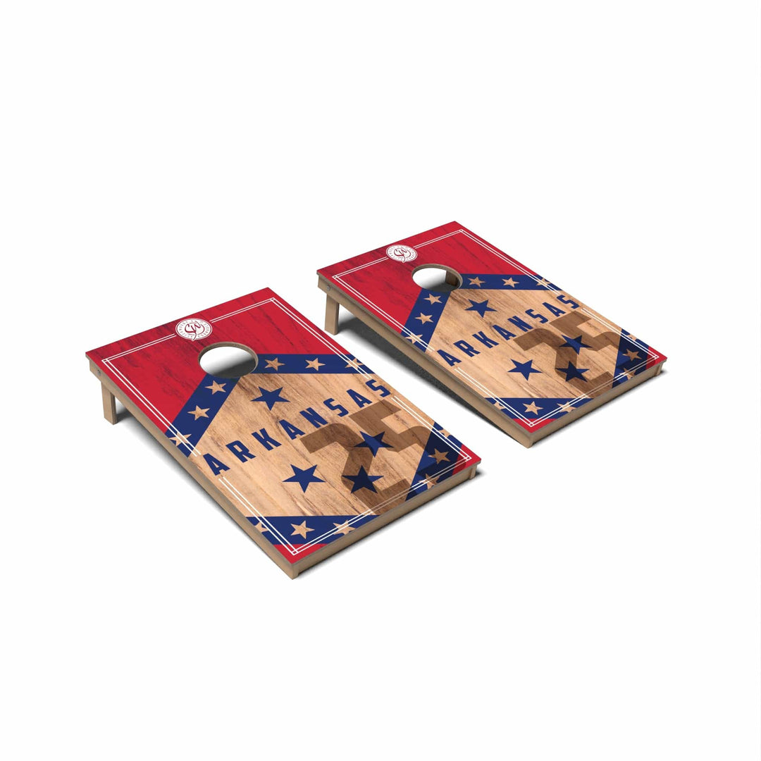 Slick Woody's Cornhole Co. Cornhole Board Arkansas Cornhole Boards - All Weather