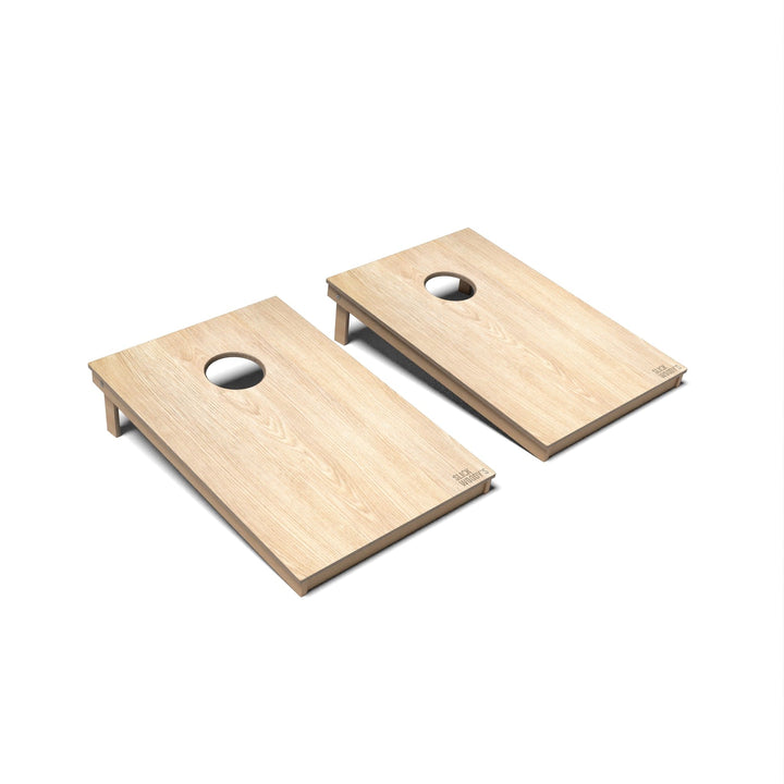 Slick Woody's Cornhole Co. Cornhole Board Ash Natural Wood Cornhole Boards - Tailgate