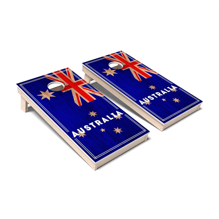 Slick Woody's Cornhole Co. Cornhole Board Australia International Flag 2.0 Cornhole Boards - All Weather