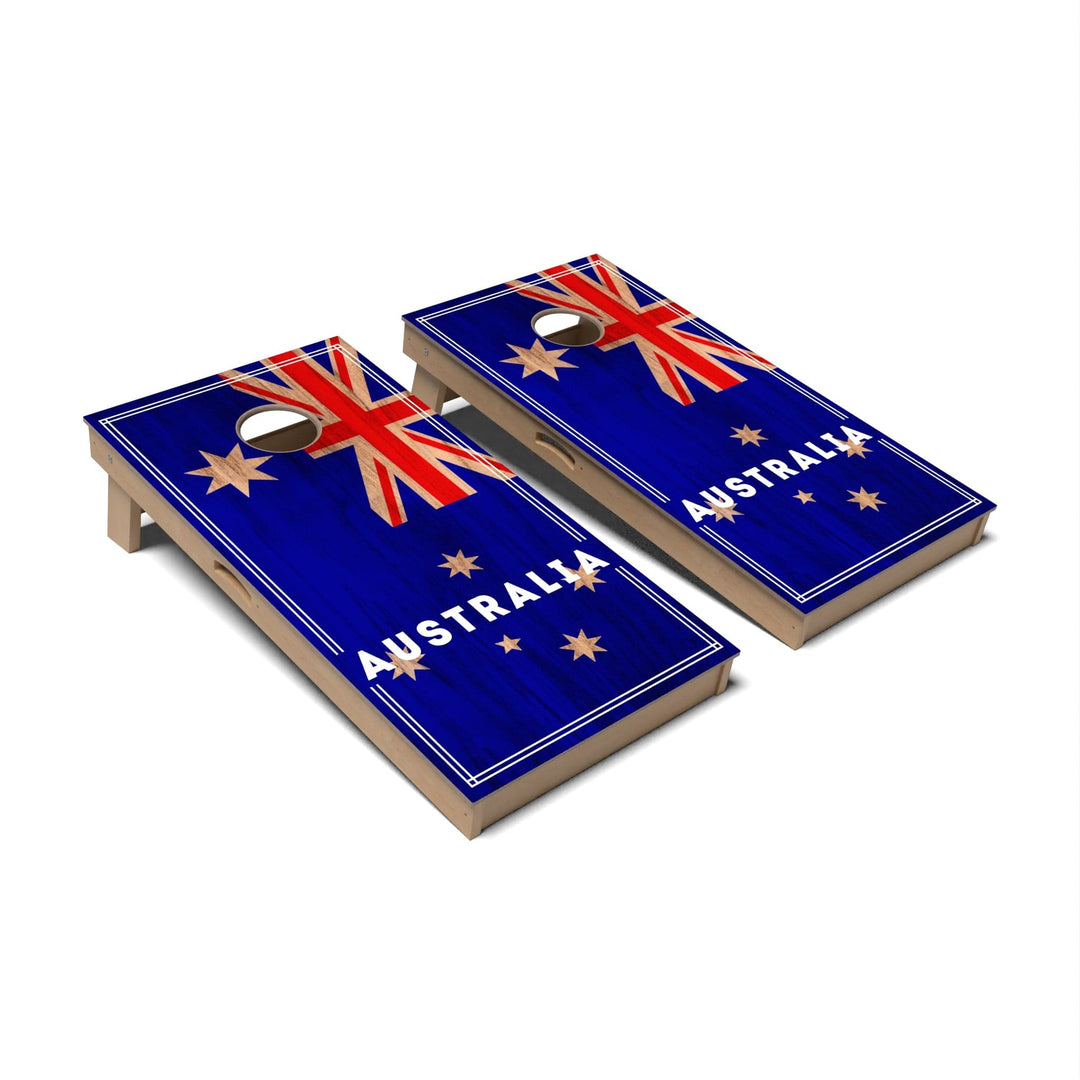 Slick Woody's Cornhole Co. Cornhole Board Australia International Flag 2.0 Cornhole Boards - Professional Signature