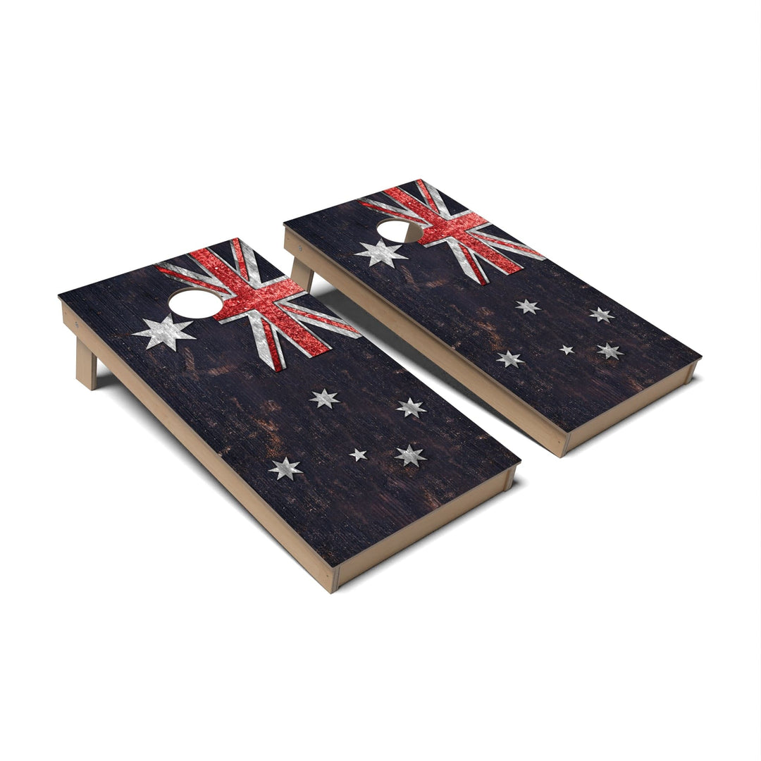 Slick Woody's Cornhole Co. Cornhole Board Australia International Flag Cornhole Boards - Backyard