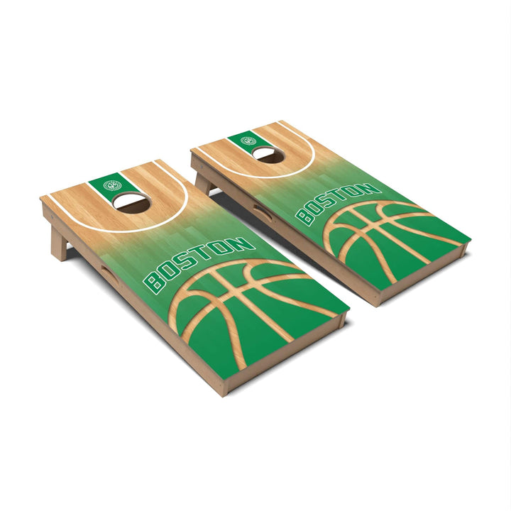 Slick Woody's Cornhole Co. Cornhole Board Basketball Boston Cornhole Boards - Professional Signature