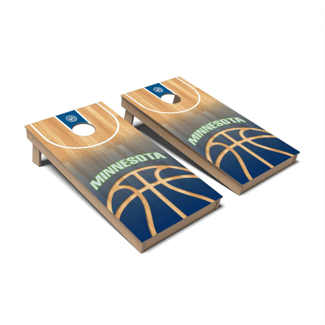 Slick Woody's Cornhole Co. Cornhole Board Basketball Minnesota Cornhole Boards - Backyard