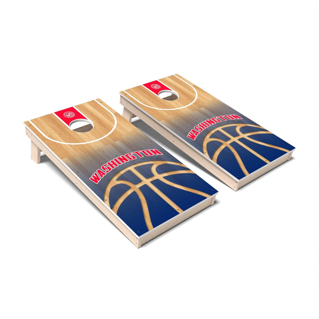 Slick Woody's Cornhole Co. Cornhole Board Basketball Washington D.C. Cornhole Boards - All Weather