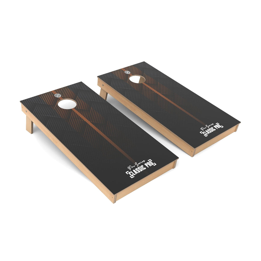 Slick Woody's Cornhole Co. Cornhole Board Brown Pro Series Cornhole Boards - Backyard