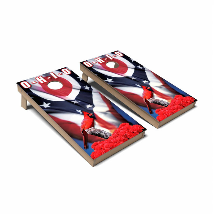 Slick Woody's Cornhole Co. Cornhole Board Cardinal Ohio Cornhole Boards - Backyard