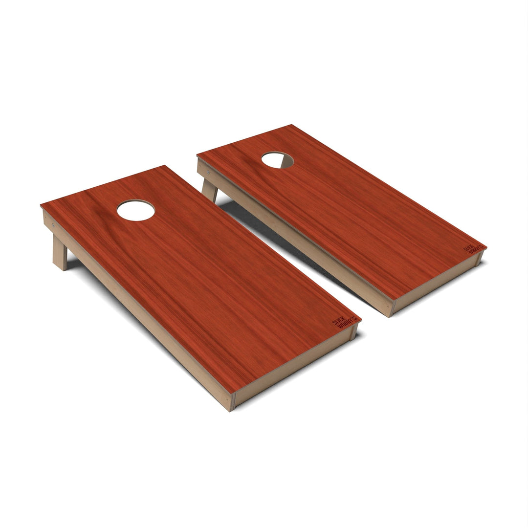 Slick Woody's Cornhole Co. Cornhole Board Cherry 3.0 Natural Wood Cornhole Boards - Backyard