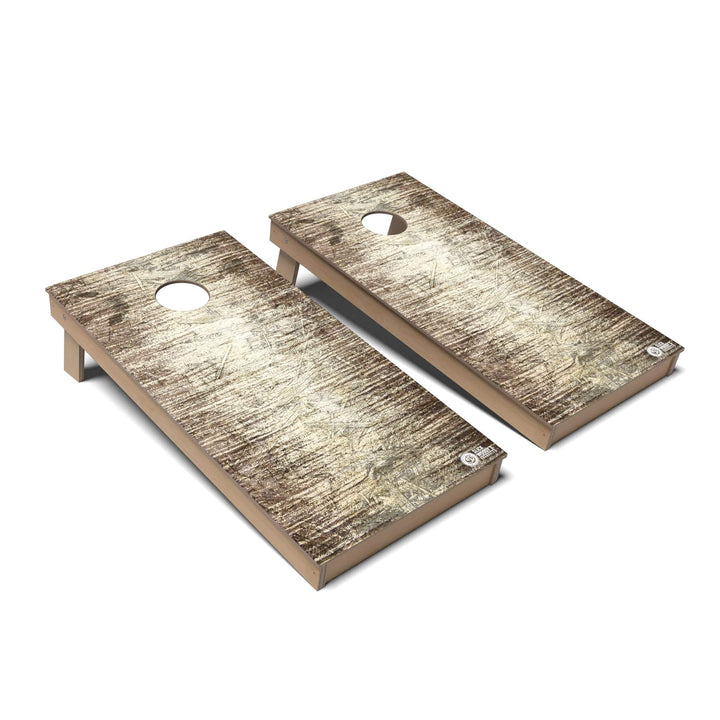 Slick Woody's Cornhole Co. Cornhole Board Chivalry Bohemian Cornhole Boards - Backyard