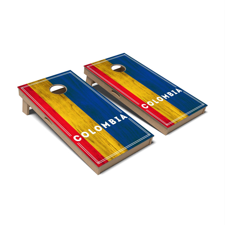 Slick Woody's Cornhole Co. Cornhole Board Columbia International Flag 2.0 Cornhole Boards - Professional Signature