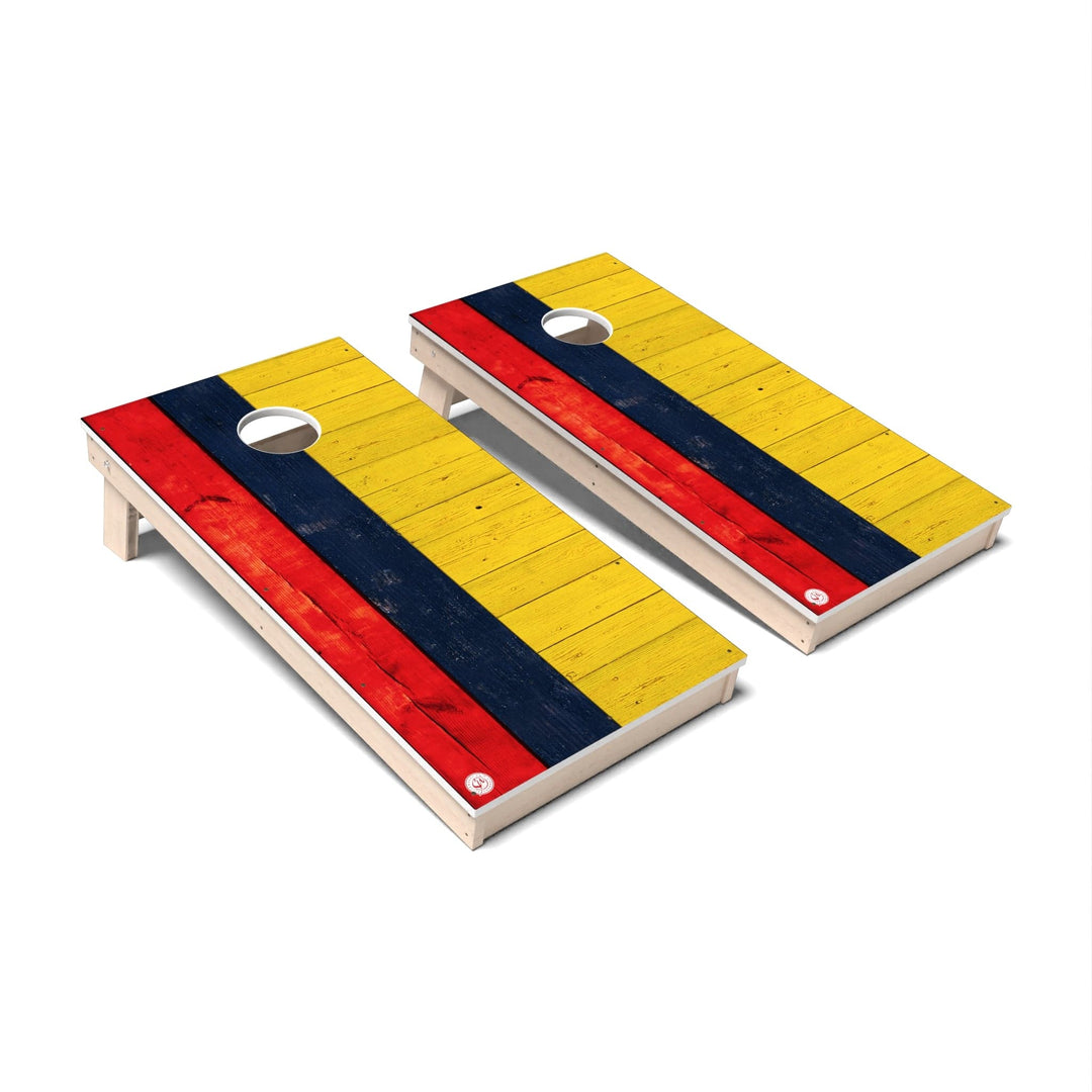 Slick Woody's Cornhole Co. Cornhole Board Columbia International Flag Cornhole Boards - All Weather