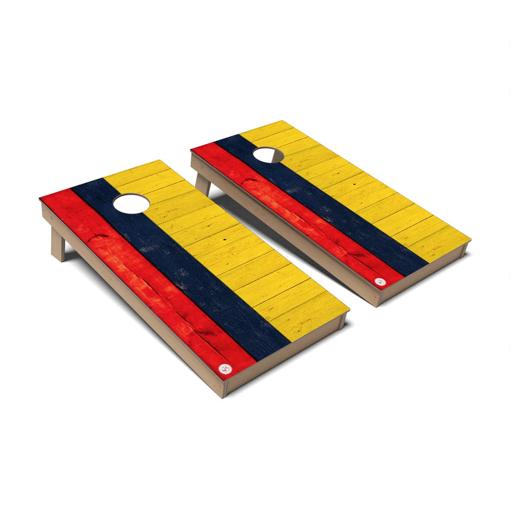 Slick Woody's Cornhole Co. Cornhole Board Columbia International Flag Cornhole Boards - Backyard