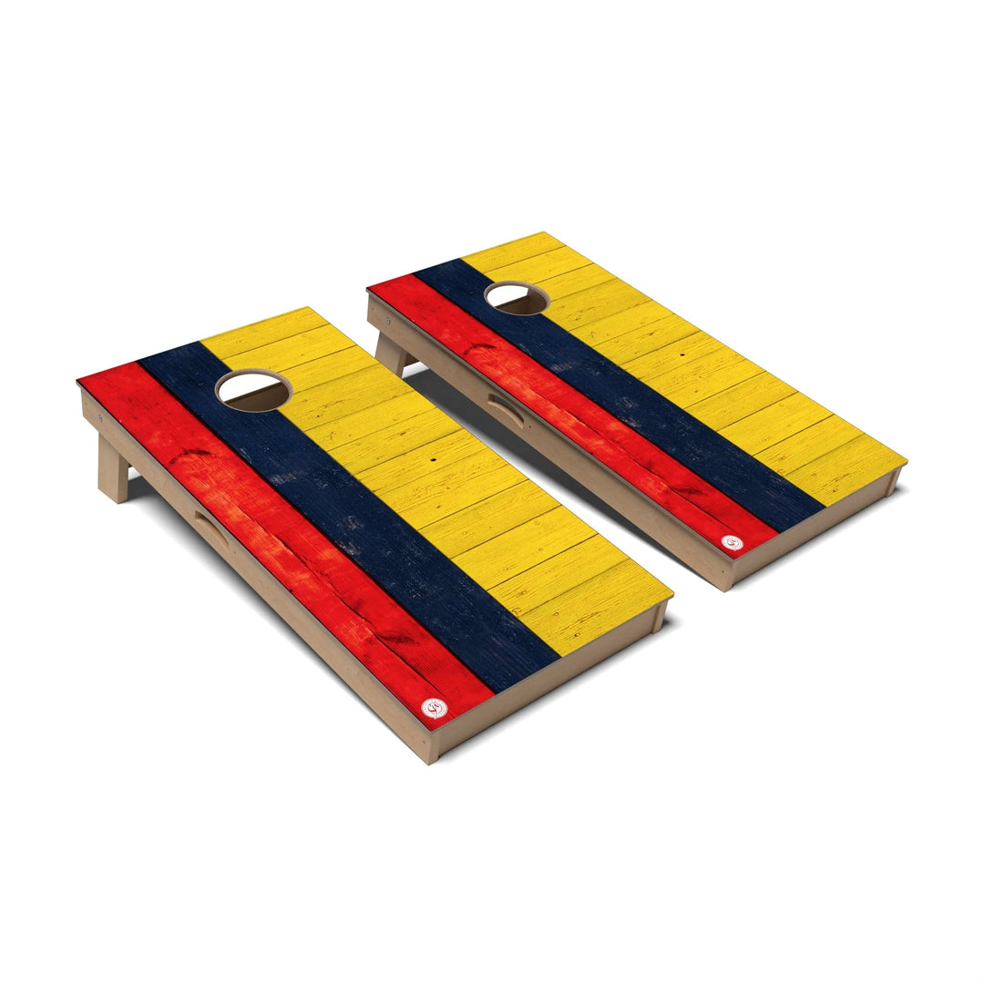 Slick Woody's Cornhole Co. Cornhole Board Columbia International Flag Cornhole Boards - Professional Signature