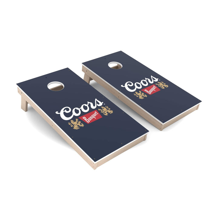 Slick Woody's Cornhole Co. Cornhole Board Coors Banquet Blue MillerCoors Cornhole Boards - All Weather