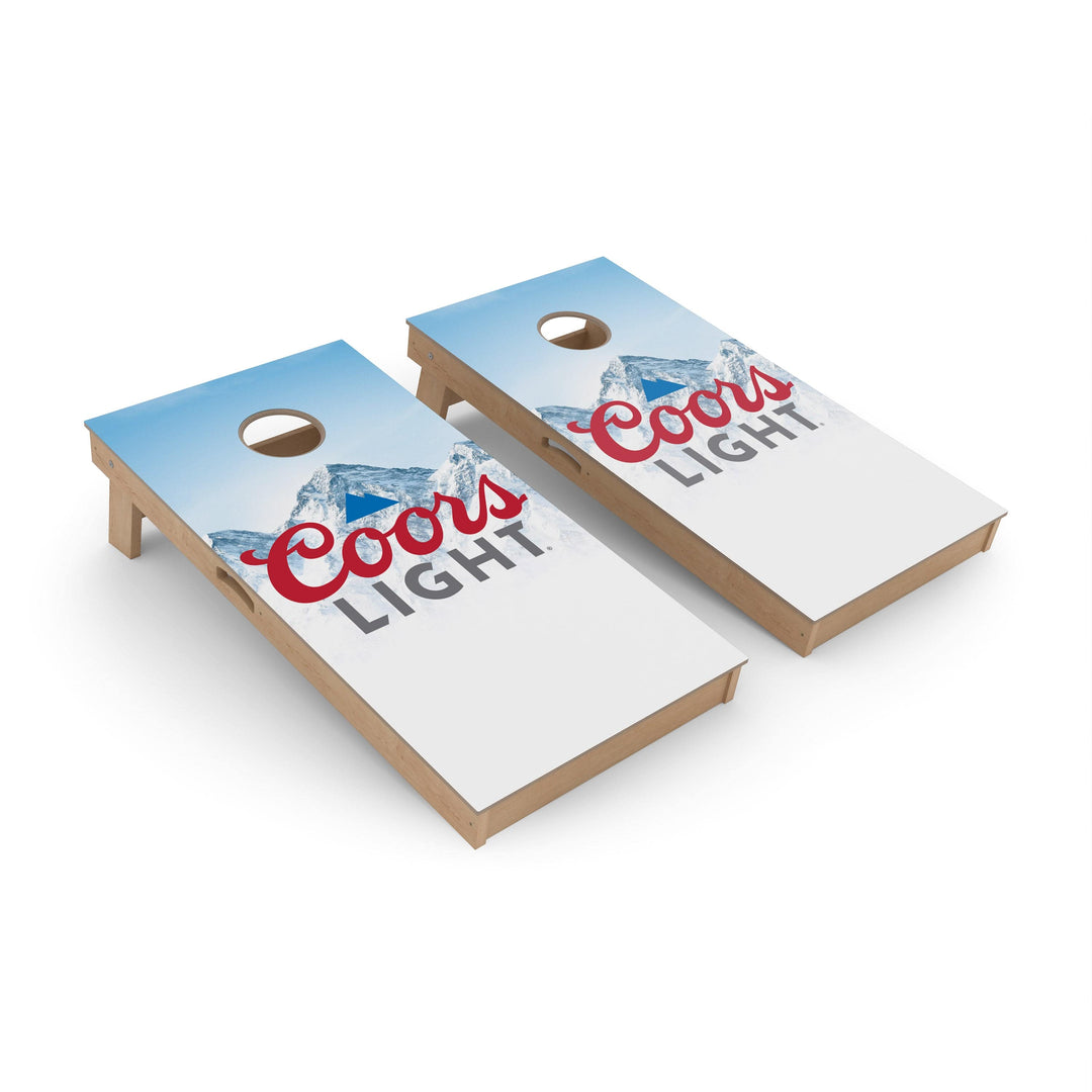Slick Woody's Cornhole Co. Cornhole Board Coors Light Beer Brands Cornhole Boards - Premium Signature