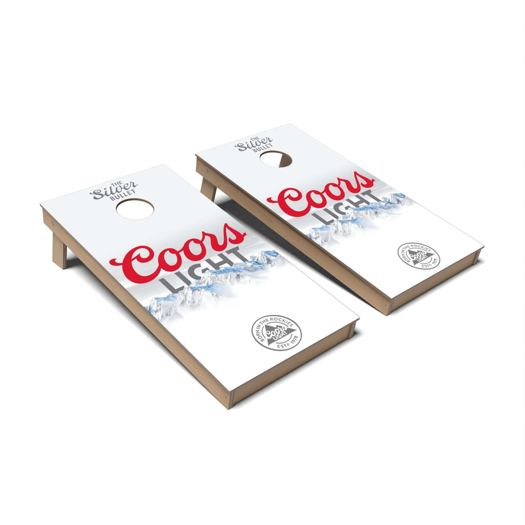 Slick Woody's Cornhole Co. Cornhole Board Coors Light MillerCoors Cornhole Boards - Backyard