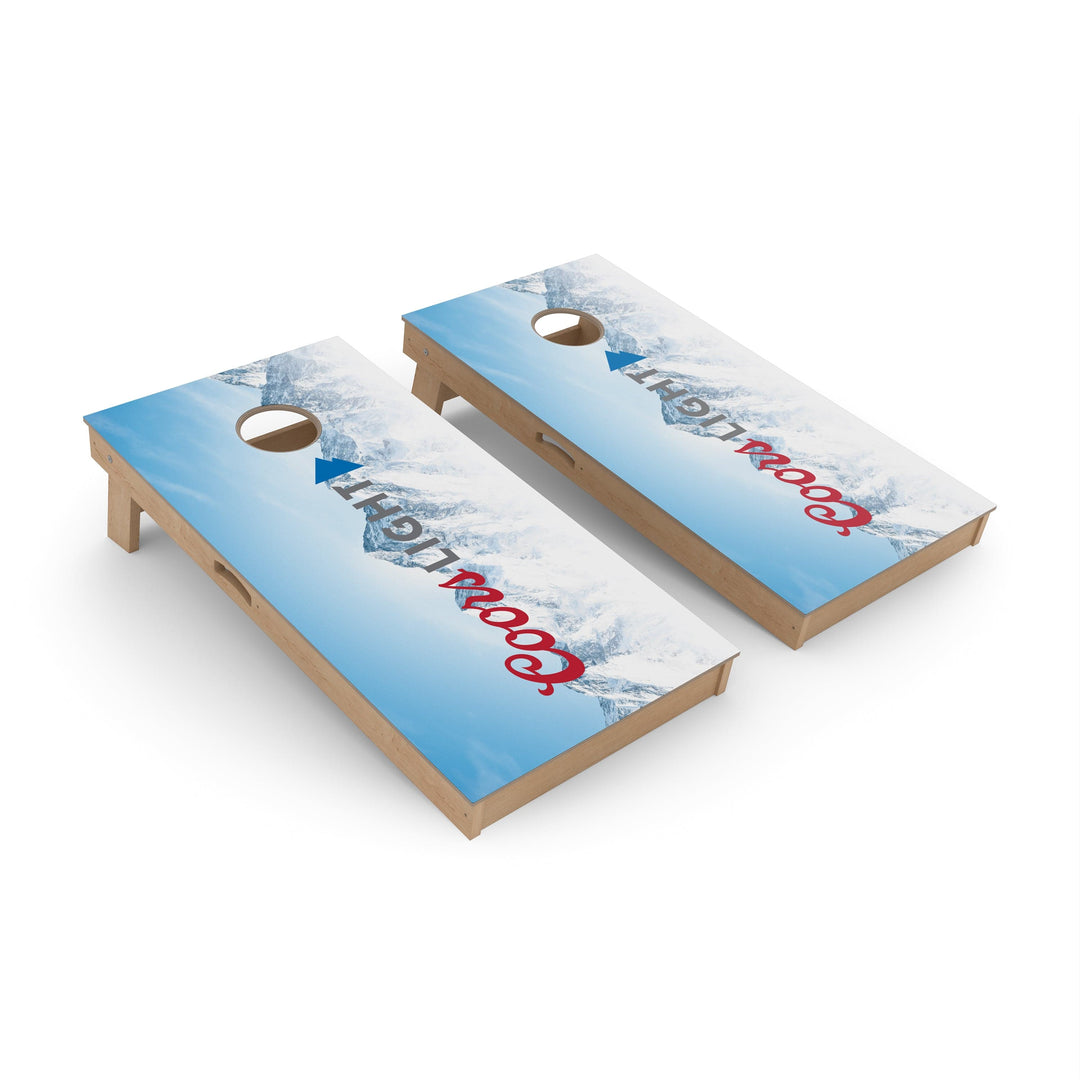 Slick Woody's Cornhole Co. Cornhole Board Coors Light Sideways Beer Brands Cornhole Boards - Premium Signature