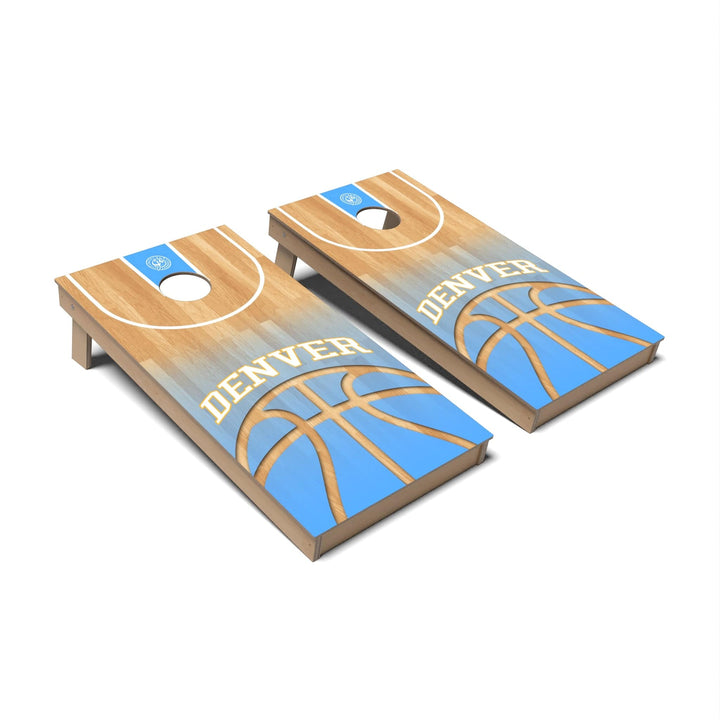 Slick Woody's Cornhole Co. Cornhole Board Denver Basketball Colorado Cornhole Boards - Backyard